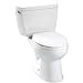 TOTO CST744E#01 Eco Drake Two-Piece Elongated 1.28 GPF Toilet, Cotton White