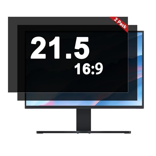 Vxaop [2-Pack] 21.5 Inch Computer Privacy Screen Filter(16:9 Aspect Ratio)
