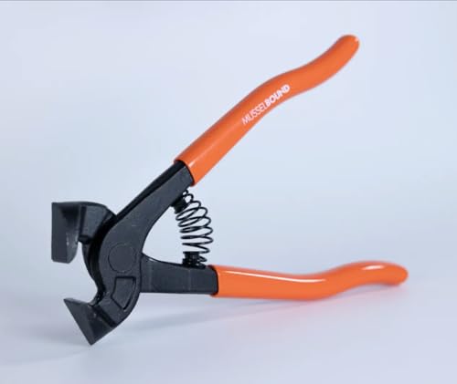 MusselBound 8-inch Wall Tile Nipper Offset Carbide Jaws for Effortless Wall Tile Shaping and Pro Results for DIYers