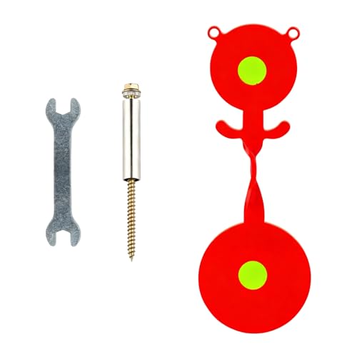 Objetivos giratorios 360 de metal con fijación estable para catapultas