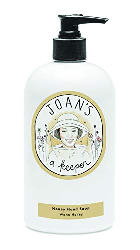 Joan’s a Keeper Honey Hand Soap - Warm Honey - Made with Pure Honey & Aloe Vera - Sulfate-Free 12 oz.