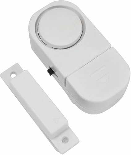 Pebble Hug 2 Pcs Door Alarm Sensor, Mini Window Alarm Sensors, Door Sensor Alarm For Home And Office, Wireless Burglar Alarm, Security System Loud And Clear (2 Pcs)