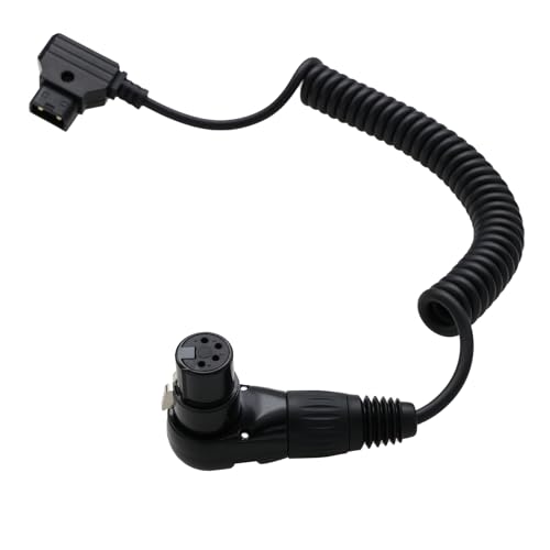 Cable XLR D-TAP de 4 pines evita tirones en cámaras F5500V y SmallHD 5