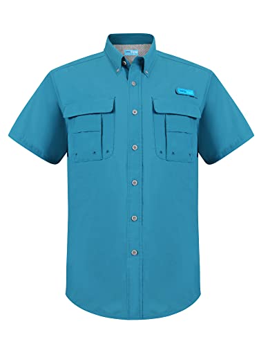 9 Best Sun Shirts for Men 5 Tuna Men’s Fishing Shirt Short Sleeve UPF 50+ Sun Protection Quick Dry Breathable Lightweight...