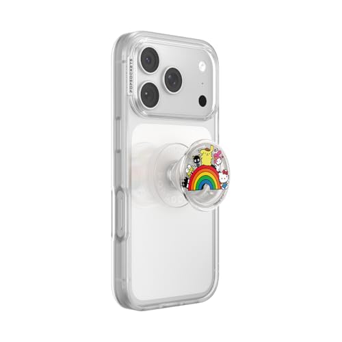 PopSockets PopTop Adhesive Phone Grip with Swappable Top Hello Kitty - Over the Rainbow Hello Kitty