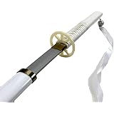 KiumiToys 日本刀 模造刀 武士刀 木製 木 コスプレ 斬魄刀 袖白雪 白鞘 110cm 朽木ルキア くちき S116