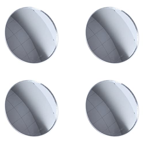 4X Tono 3 Pulgadas Round Convexo de Retrovisión Coche Espejo Blind Spot