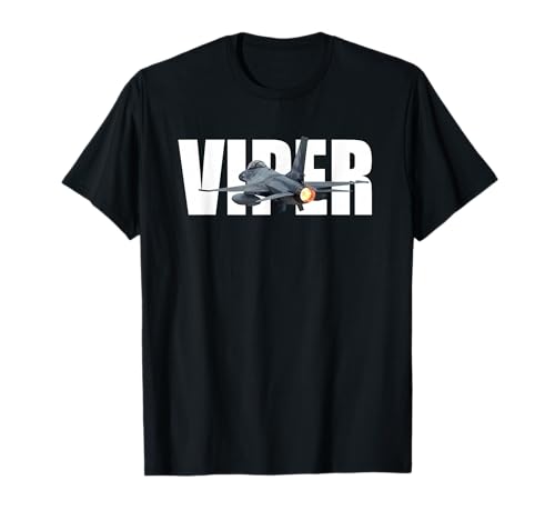 Shirtzshop F-16 F16 F16 FALCON JET FIGHTER PLANE T Camiseta Viper Camiseta