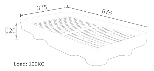 Plateforme de déversement de tambour et confinement en polyéthylène modulaire - 2