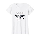 Photo Gallery wanderlust world map travel bucket list adventure citazione maglietta, donna, bianco, xs Photo Gallery wanderlust world map travel bucket list adventure citazione maglietta, donna, bianco, xs