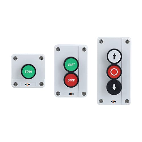 Butée d'urgence étanche en boite de commande 2 trous pour sécuriser vos circuits électriques - 2
