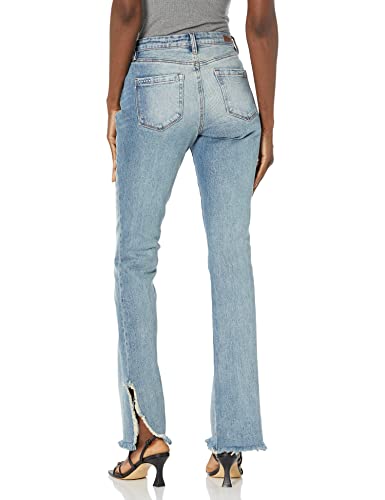 [BLANKNYC] Womens Slim Slraight Leg Jean with Slit2