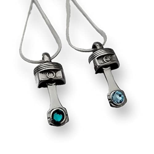 Piston Engine Necklace Automotive Mechanic Car Racing Shopsjtec