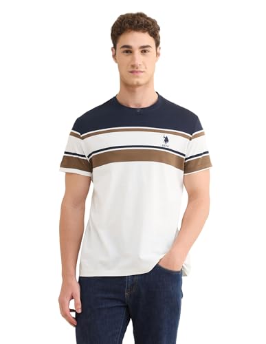 Image of U.s.Polo Association Men's Horizontal Striped Slim fit t-Shirt