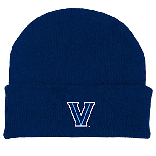 Two Feet Ahead Villanova Wildcats Team Baby Hat for Boys and Girls-Softly Knitted Infant Baby Beanie (Villanova Wildcats Team) Blue