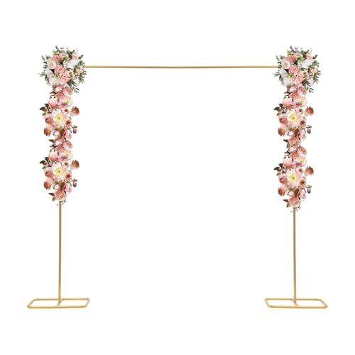 Soporte de metal para boda de 2 m, soporte para decoración de boda, soporte de arco de rosas para bodas, aniversarios, fiestas de cumpleaños