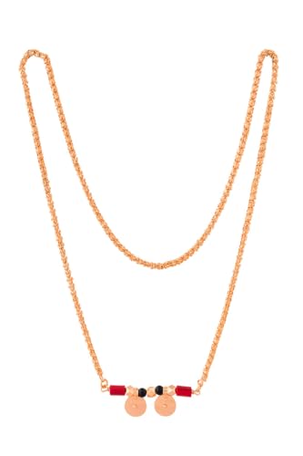 Image of Radha's Creations LONG 30 inch Mangalsutra LONG with Tali One Gram Gold for Women