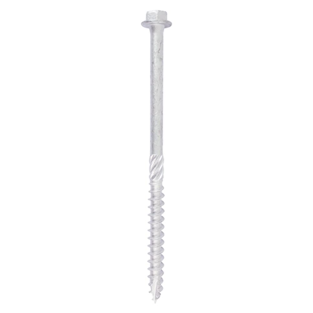 10130INI Heavy Duty Timber Screws - Hex - Exterior - Silver