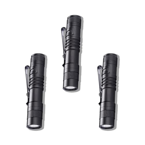 Lampe torche stylo puissante avec faisceau réglable étanche IPX4