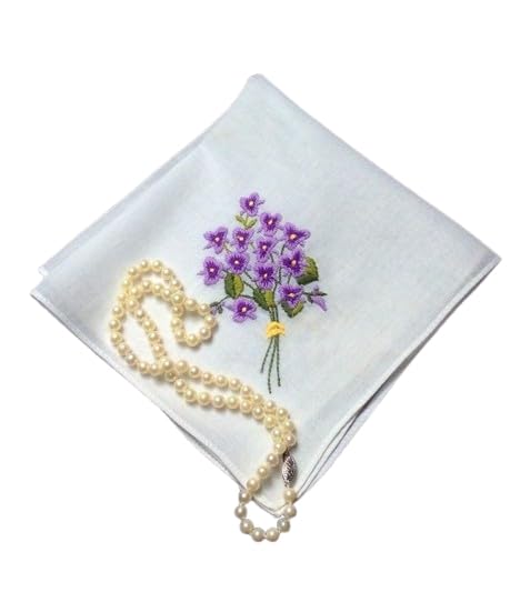 Shree adodhya women hankerchief with small aster flower embroidery set of 2.-image-29