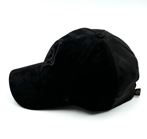 Image of Pure Leather Cap for Mens and Womens Adjustable Cap Cap Pure Suede Leather Cap