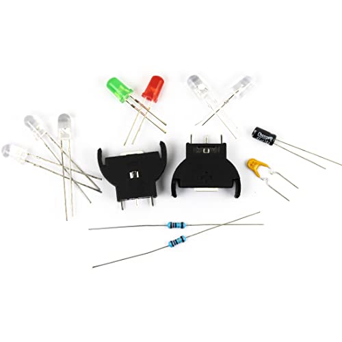 Image of PCB Repair kit for SEGA Dreamcast Controller Ports, Battery Holder, Fuse Capacitor, Resistor, Capacitor (Battery Holder 2pcs)