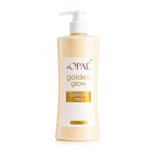 Image of OPAL Golden Glow Cleansing Milk | Deep Pore & Gentle Cleansing | Enriched with Natural Extracts | Nourishing & Hydrating | Suitable for Face, Body, and Hands (500 ML)