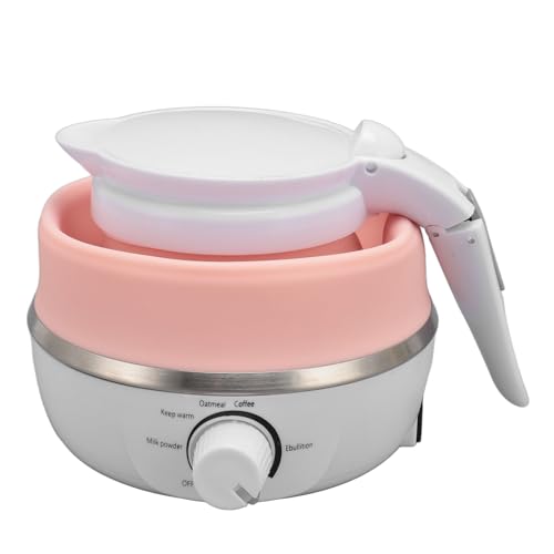 Luqeeg Tetera Eléctrica Plegable de Viaje 600ml miniatura 2