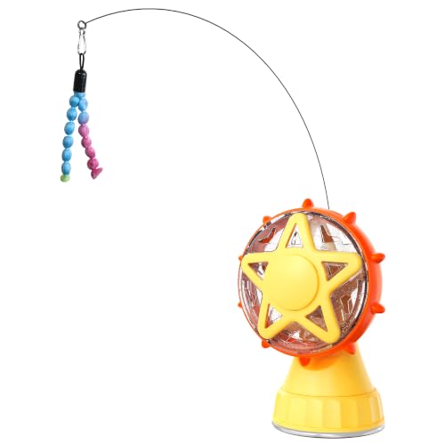 Dispensador interactivo de premios para gatos con varita miniatura 1