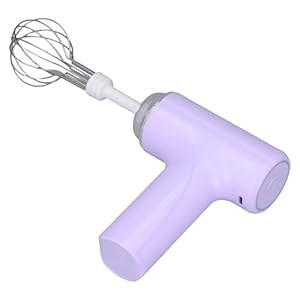 POENVFPO Schnurloser Handmixer, Violett