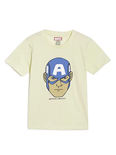 Image of Nap Chief Unisex Kid's Marvel Avengers T- Shirt for Kids | Regular Fit Cotton T Shirt for Boys & Girls Casual Wear