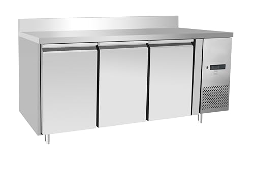 METRO Professional Table réfrigérée GCC3100BS, Inox, 179.5x70x85cm, 334L, refroidissement par...