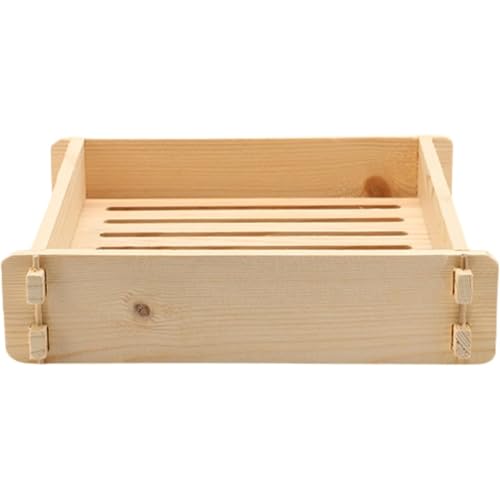 VHJAcuzig 蒸し器 竹セイロ蒸篭 餃子蒸し器 調理器具 蒸しセイロ 木製 蒸し籠 中華せいろ 四角形 肉まん 小籠包 ブロッコリー 蒸し野菜 プリン 朝食屋 ダイニングルーム 業務用 ホームキッチン用 家庭用 (12インチ,蒸し器(S))