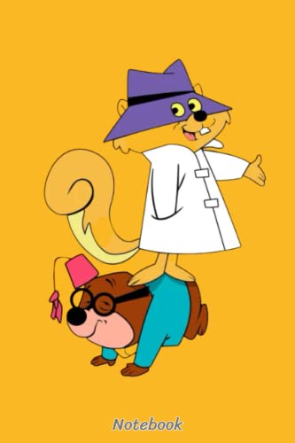 Secret Squirrel and Morocco Mole Notebook: Blank Lined Notebook, Journal, Diary, Note Pad, Writing Notes, 120 Pages, For Students, Work or Personal Use