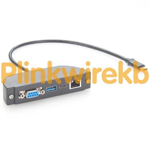 Rallonge Panel Mount USB-C vers DB9 RS232 RJ45 PCM-KW-565 pour intégration châssis 0,3m