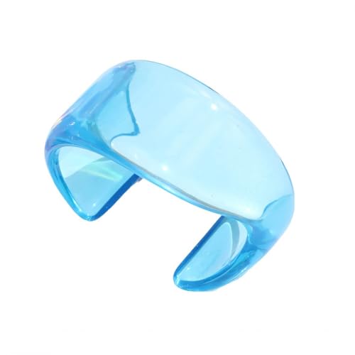 El mejor review de Pulseras anchas los mejores 10. 31 Pingyongchang - pulsera de acrílico para mujer, pulseras gruesas para mujer, coloridas y anchas de resina irregular, retro y ancha, pulsera de plástico geométrico, el mejor...