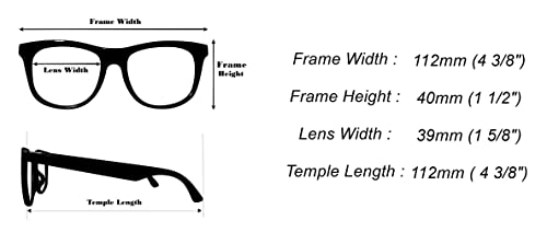 Kd210 Infant Baby Toddlers Age 0~24 Months 80s Hipster Costume Glasses Sunglasses (2-pack Black-clear+Black-clear, UV400)4