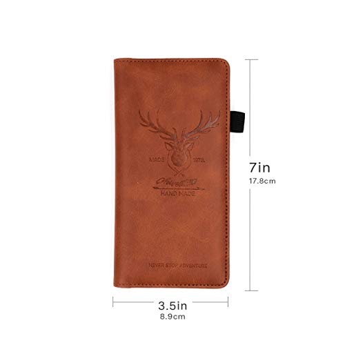 Checkbook Cover for Men & Women RFID Leather Check Book Holder Wallet3