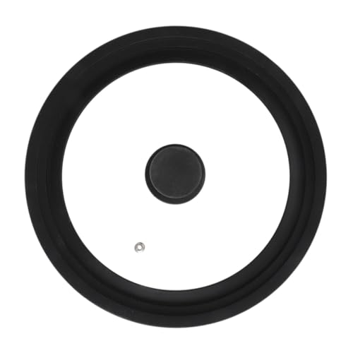 BESTYASH Tapa de Vidrio Templado y Silicona Multifunción Salpicaduras para Cacerolas de Resistente y Visible para Cocina