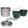 Stanley Adventure All-In-One Camping Cooking Set – Lightweight 6 to 9 Piece Outdoor Cooking Set Made of Rustproof Stainless Steel – Camping Tableware – Ideal for Backpacking, Hiking or Camping – Dishwasher Safe