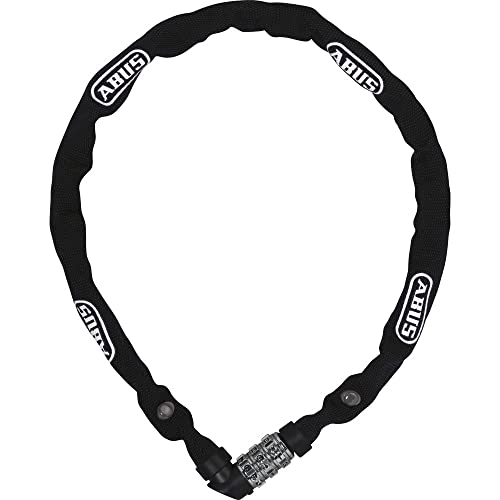 Abus 1200/110 web black cadena de seguridad básica con combinación para bicicletas urbanas 2