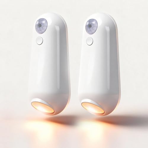 JKHTBDM 2 Pack Toilet Night Lights with Motion Activated Sensor,16-Color