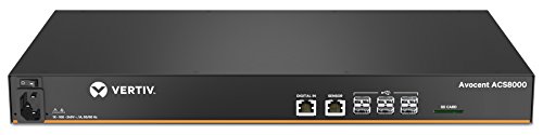 Image of Vertiv Avocent ACS8000 Serial Console, 48 port Serial Console Server, USB Port Sensors, Expanded Memory Capabilities, Remote Data Center and Out of Band Management, Single AC Power (ACS8048SAC-400)