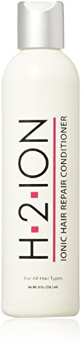 H2 Ion Hair Repair Conditioner -- Thermal Activated Ionic Treatment for Damaged Hair - Restore Shine, Body & Bounce - Protect from Heat Styling - Seal Split Ends - Prevent Hair Breakage (8 oz)