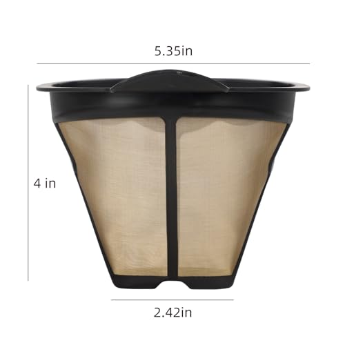 Kinlybo HOGA0886-1PCS-K Replacement Parts Cone Reusable Coffee Permanent Filters Compatible thumb #1