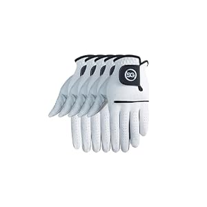 H-Cube All Weather & Genuine Leather Golf Gloves Men