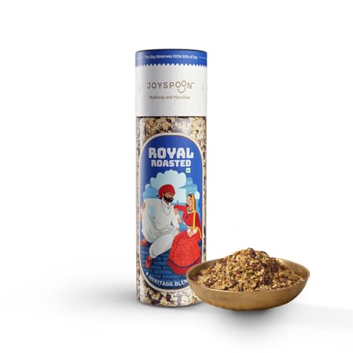 JoySpoon Royal Roasted Mukhwas Mouth Fresheners 125g Seed Mix Mouth Freshener After-Meal Digestive Snack