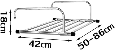 Stainless Steel Folding Clothes Drying Rack - Retractable Collapsible Wall-Mounted Laundry Rack for Balcony & Shoes - Space-Saving Clothing Drying Solution
