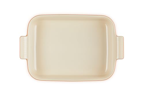 Le Creuset Rechteckige Auflaufform Tradition aus Steinzeug, 32 cm, 2.31 kg, Ofenrot, 71102320900001 – Ansicht 4