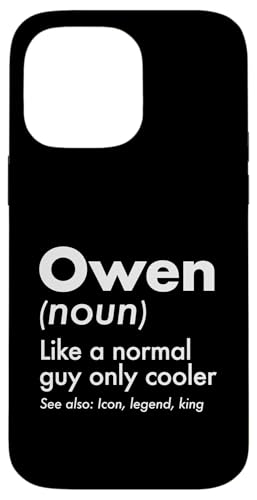 Owen Like A Normal Guy Only Cooler Legend King �t�@�[�X�g�l�[�� �X�}�z�P�[�X iPhone 14 Pro Max �p